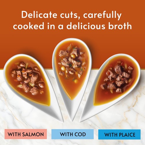 Gourmet Soup Royale Fish in Gravy Wet Cat Food