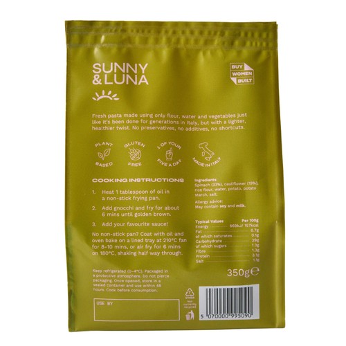 Sunny & Luna Spinach Gnocchi