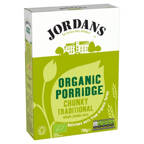 Jordans Organic Jumbo Porridge Oats Breakfast Cereal