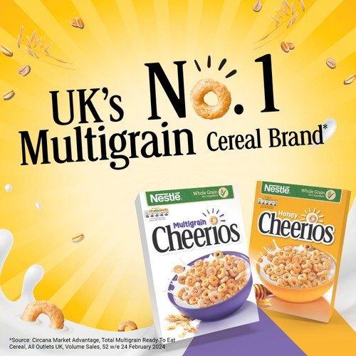 Cheerios Multigrain Breakfast Cereal