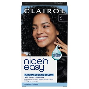 CLAIROL NICE'N EASY TONE+GLOSS SEMI PERMANENT HAIR DYE - 300/84 DARKEST BROWN