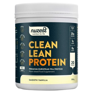 Nuzest Clean Lean Protein Premium European Pea Protein Powder Smooth Vanilla 500G
