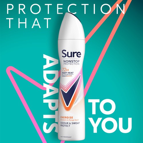 Sure Women 72hr Nonstop Protection Energise Anti-Perspirant Deodorant