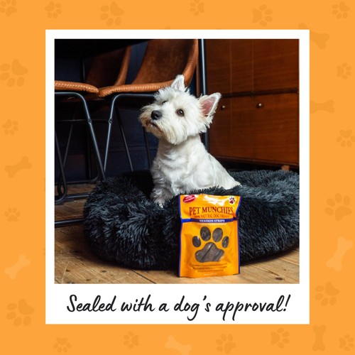 Pet Munchies 100% Natural Strips Venison Dog Treats
