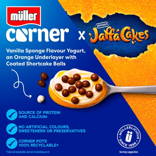 Muller Corner Collab Jaffa Cake Limited Edition
