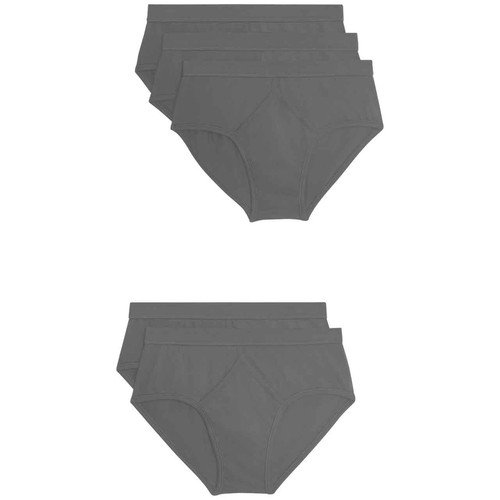 M&S Mens Essential Cotton Briefs, 2XL, Black