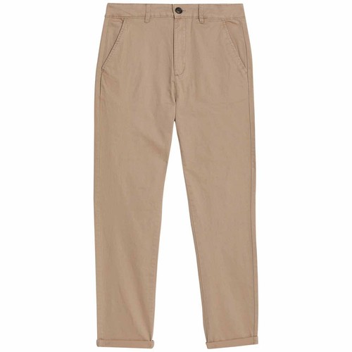 M&S Boys Collection, Cotton Rich Chinos, 9-10 Years, Stone