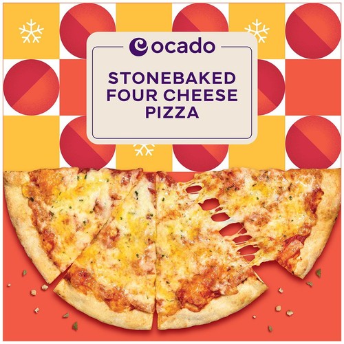 Ocado Stonebaked Four Cheese Pizza