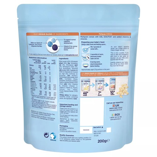 Aptamil Multigrain Porridge Baby Cereal 7+ Months