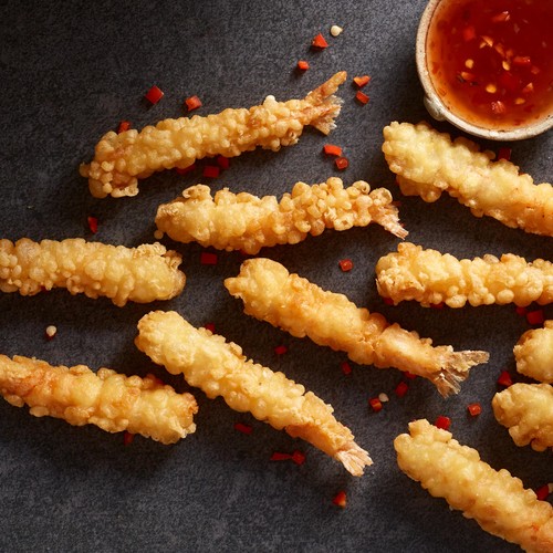 Tiger Delight 12 Crispy Tempura King Prawns