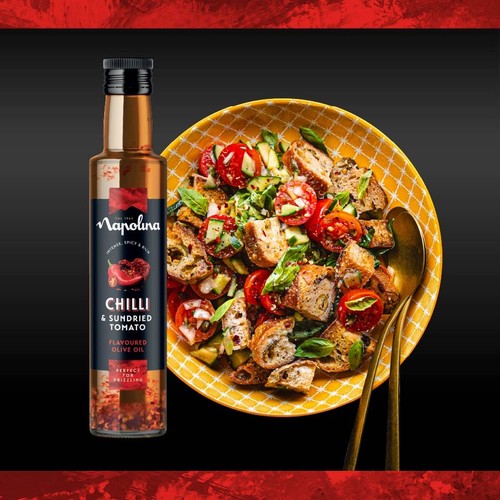 Napolina Chilli & Sundried Tomato Flavoured Olive Oil 250ml