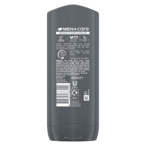 Dove Men+Care Clean Comfort Body & Face Wash
