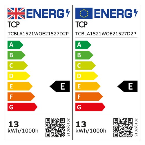 TCP LED Classic 1521L E27 13W Dimmable Warm White