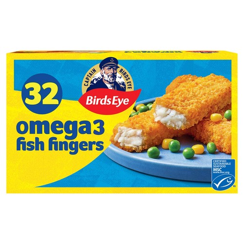 Birds Eye 32 MSC Breaded Omega 3 Fish Fingers