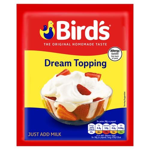 Bird's Dream Topping Dessert Mix