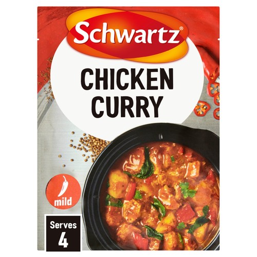 Schwartz Chicken Curry Slow Cook Recipe Mix