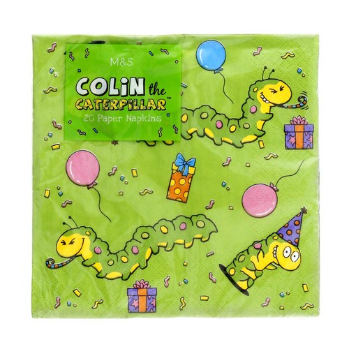 M&S Colin & Connie Caterpillars Napkins