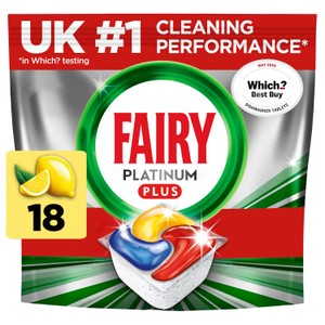Fairy Platinum Plus Lemon Dishwasher Tablets
