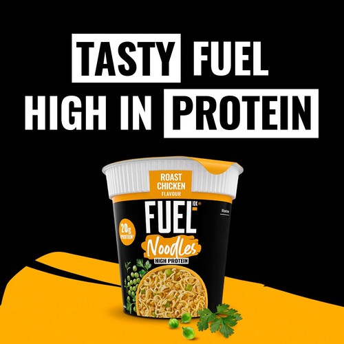 FUEL10K High Protein Sweet Chilli Instant Noodles Snack Pot