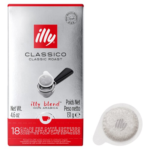 illy Classico Easy Serve Espresso pods (ESE) Ocado