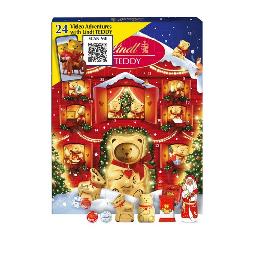 Lindt Teddy Augmented Reality Chocolate Advent Calendar