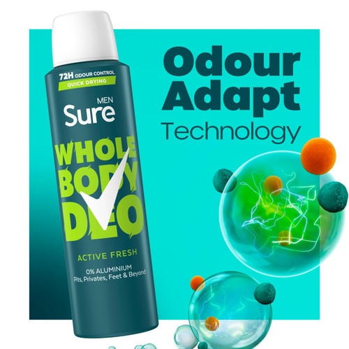 Sure Men Whole Body Active Fresh Deodorant