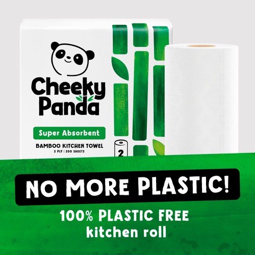 The Cheeky Panda Natural Bamboo Kitchen Rolls