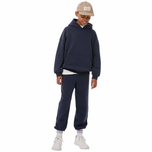 M&S Elevated Essential Plain Hoodie, 11-12 Years, Navy
