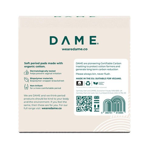 DAME Organic Cotton Pads