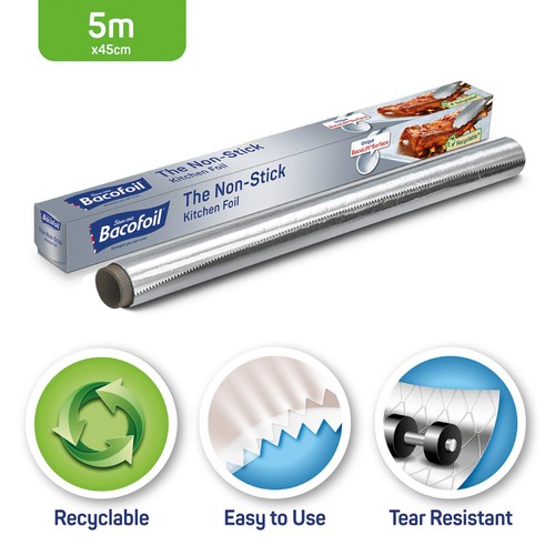 Bacofoil Extra Wide Non-Stick Foil Large