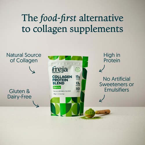 Freja Matcha Collagen Protein Blend