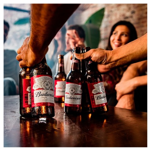 Budweiser Lager Beer Bottle