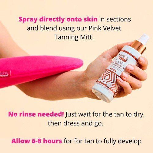 Skinny Tan Tan & Tone Self -Tanning Oil Medium 145ml