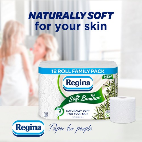 Regina Soft Bamboo Toilet Roll 12 Roll