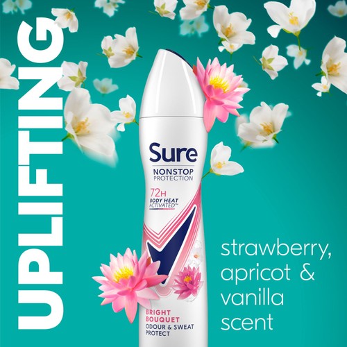 Sure Women 72hr Nonstop Protection Bright Bouquet Antiperspirant Deodorant 