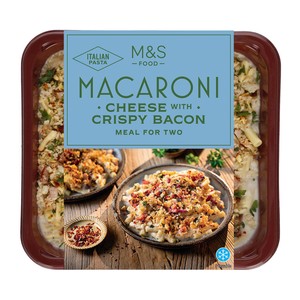 M&S Macaroni Cheese With Crispy Bacon Serves 2