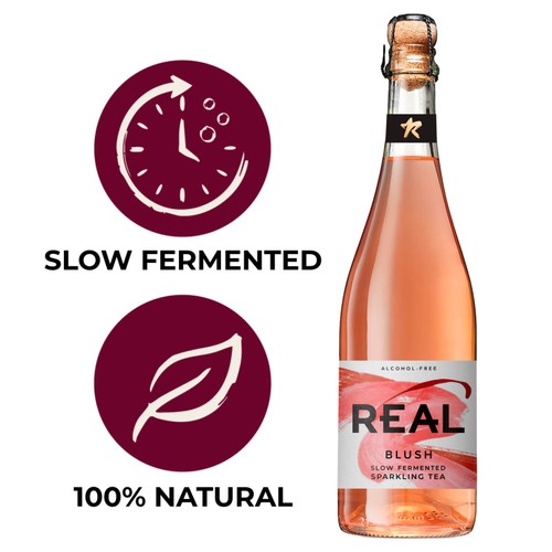 REAL Blush Slow Fermented Sparkling Tea