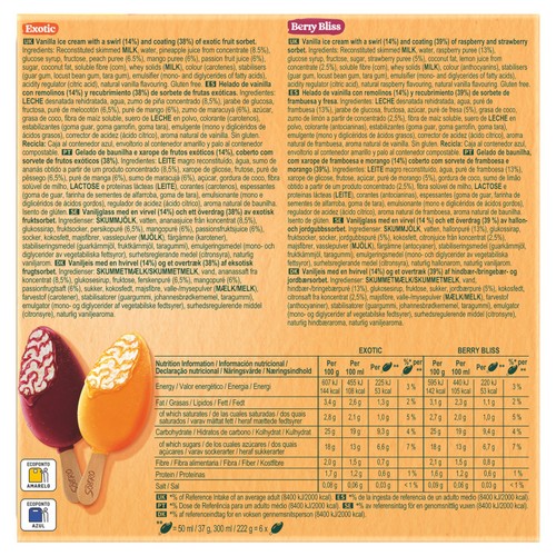 Solero Mini Exotic & Berry Bliss Ice Cream Sticks