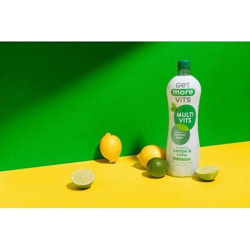 Get More Multivitamins Sparkling Water Lemon & Lime