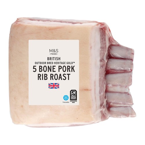 M&S Collection British Heritage Gold 5 Bone Rib Roast