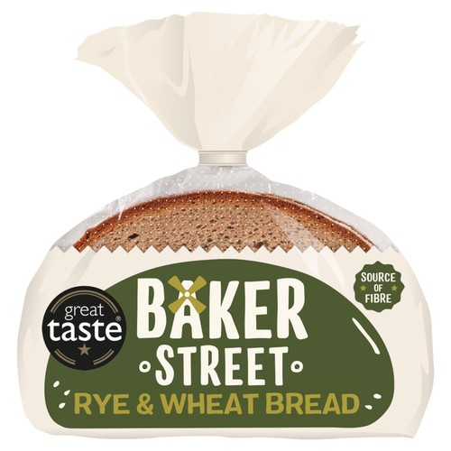 Baker Street Rye & Wheat Bread, 500g