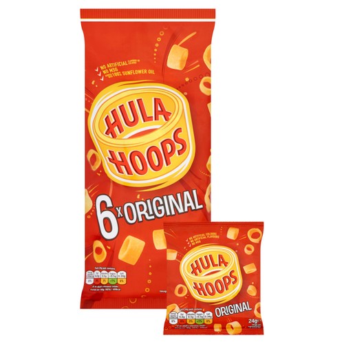 Hula Hoops Original Multipack Crisps Snacks Ocado
