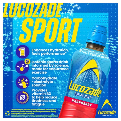 Lucozade Sport Drink Raspberry