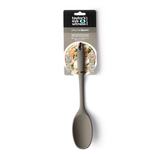 Silicone Spoon 28cm, Grey