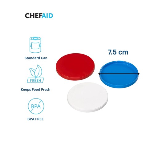Chef Aid 7.5cm Can Covers 