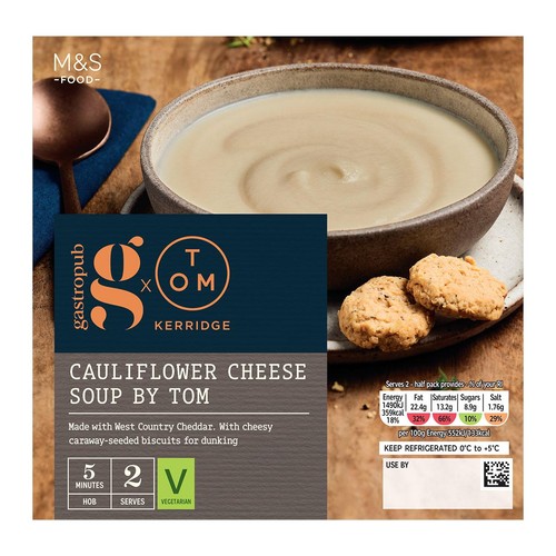 M&S Gastropub Cauliflower Cheese Soup By Tom Kerridge
