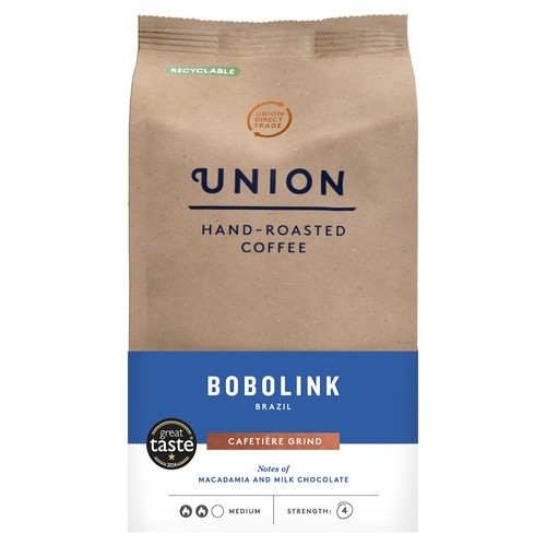 Union Bobolink Brazil Cafetiere Grind