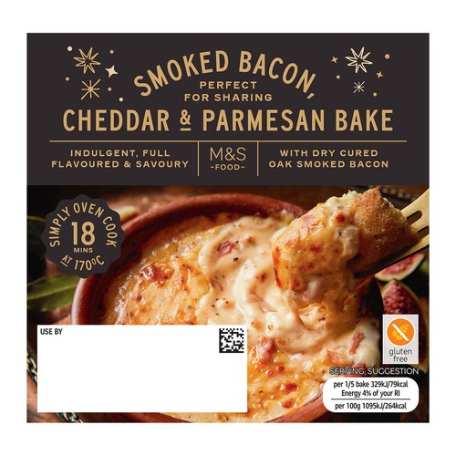 M&S Smoked Bacon, Cheddar & Parmesan Bake