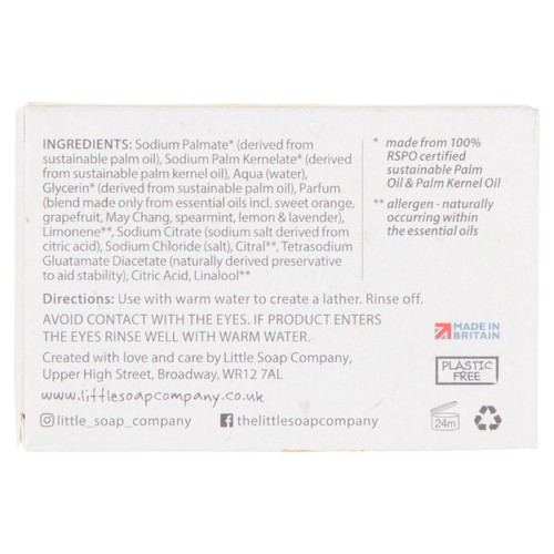 Little Soap Company Naturals Bar Soap Sweet Orange