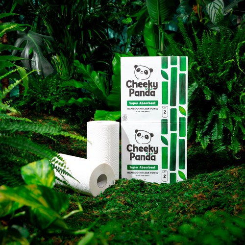 The Cheeky Panda Natural Bamboo Kitchen Rolls